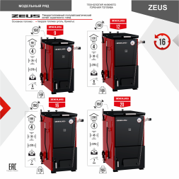 Котел твердотопливный ZEUS 9
